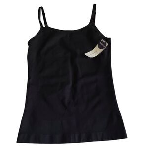 NWT Empetua by Shapermint XL Black Scoop Neck Cami